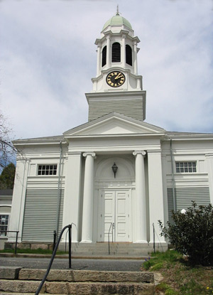 front of church